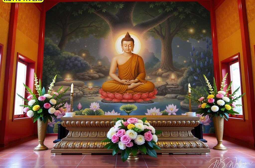 สั่งพิมพ์วอลเปเปอร์ลายไทยสำหรับวัด เลือกอย่างไรให้เหมาะสม